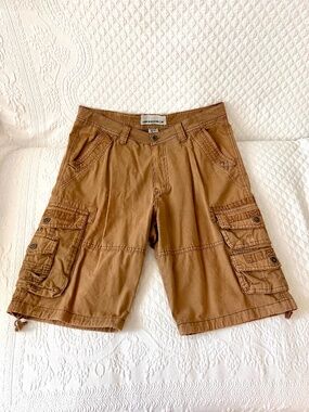 PAPERDENIM&CLOTH MEN'S CARGO 100% COTTON SHORT SIZE 32